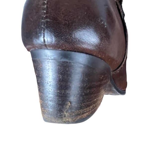 Söfft Brown Leather Tall Riding Boots Sz 9.5W – Side Buckle Detail Western Style - Picture 11 of 16